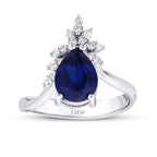 2.19 ct. Diamant Saphir Ring