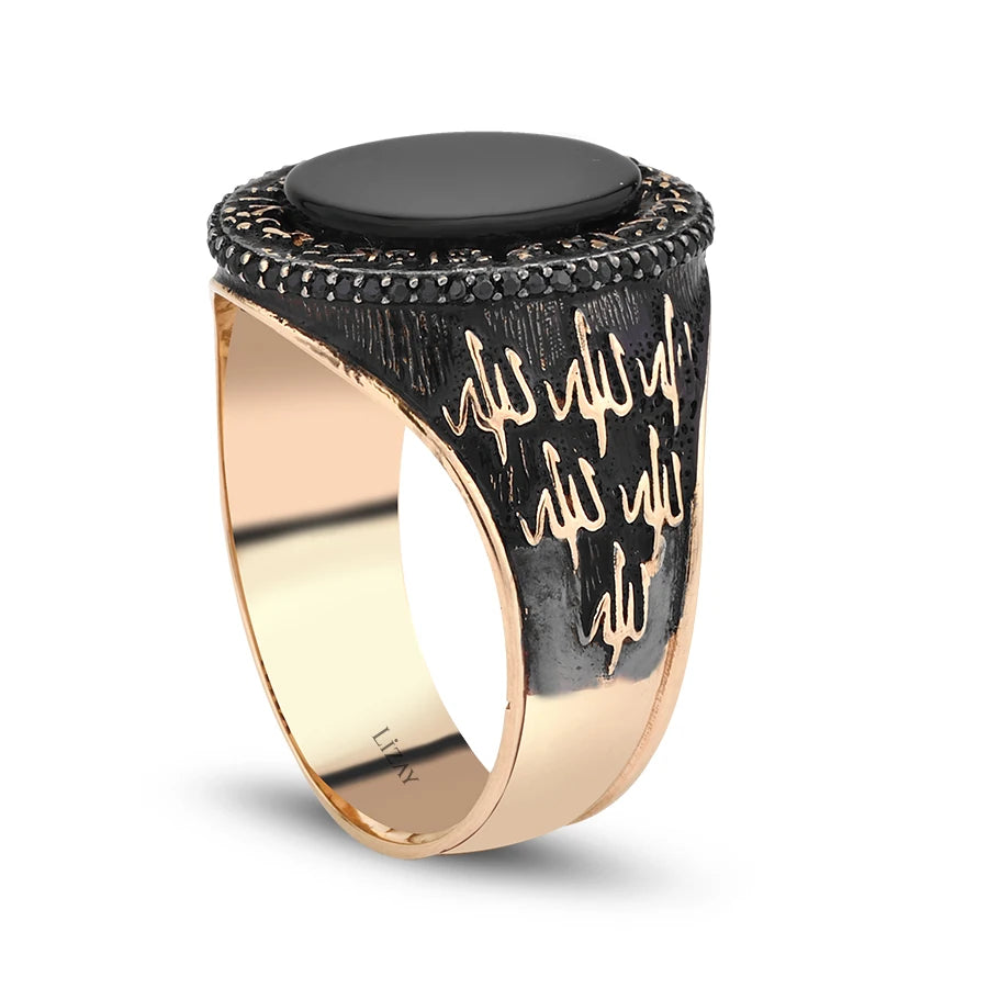 Gold Stone Men’s Ring