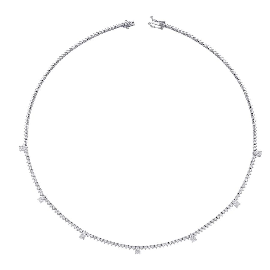 4,02 Karat Diamant-Halsband