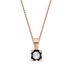 0.10 Carat Diamond Solitaie Necklace