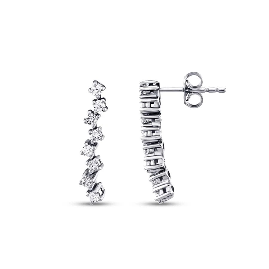 0.44 Carat Diamond Trend Earrings