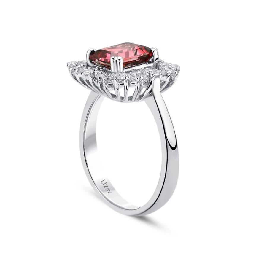 3.33 Carat Diamond Ruby Ring