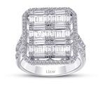 1.71 ct. Diamant Baguette Ring