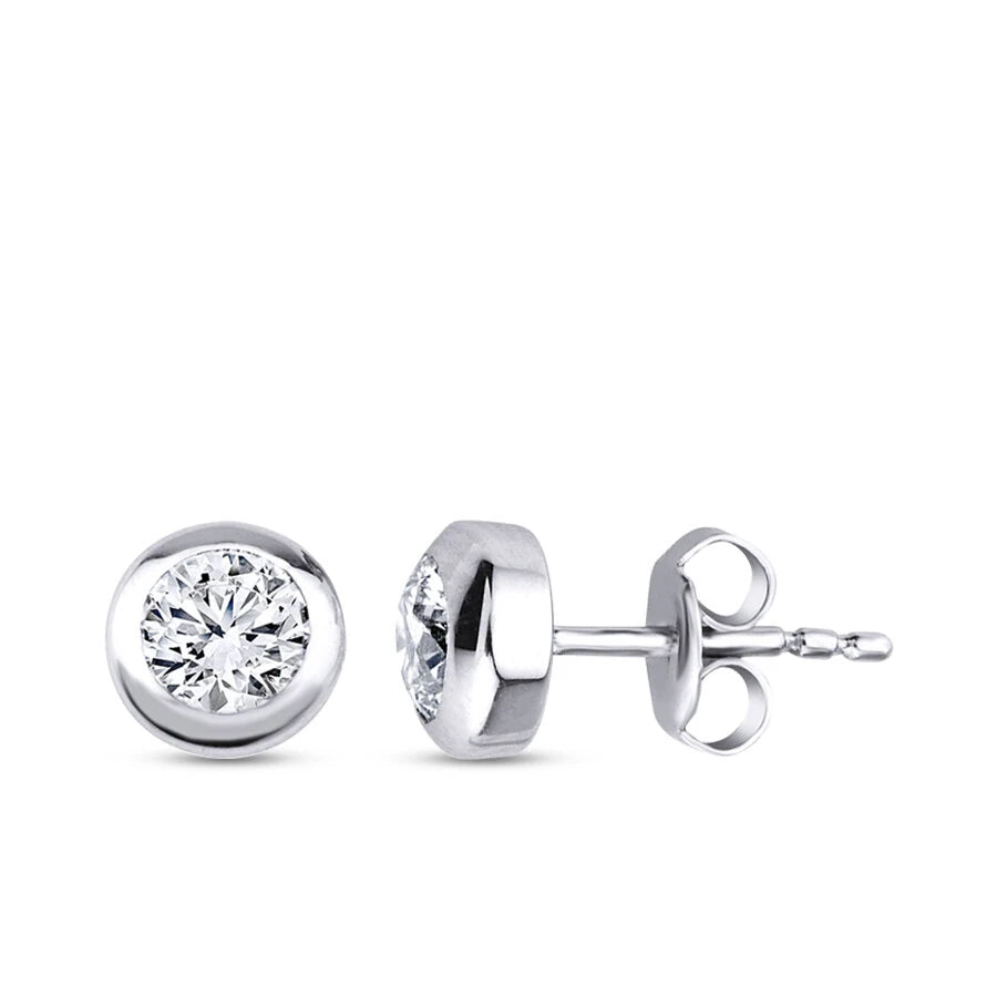 0.18 Carat Diamond Men's Earrings
