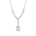 0.19 Carat Diamond Baguette Neckband