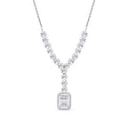 0.19 Carat Diamond Baguette Neckband