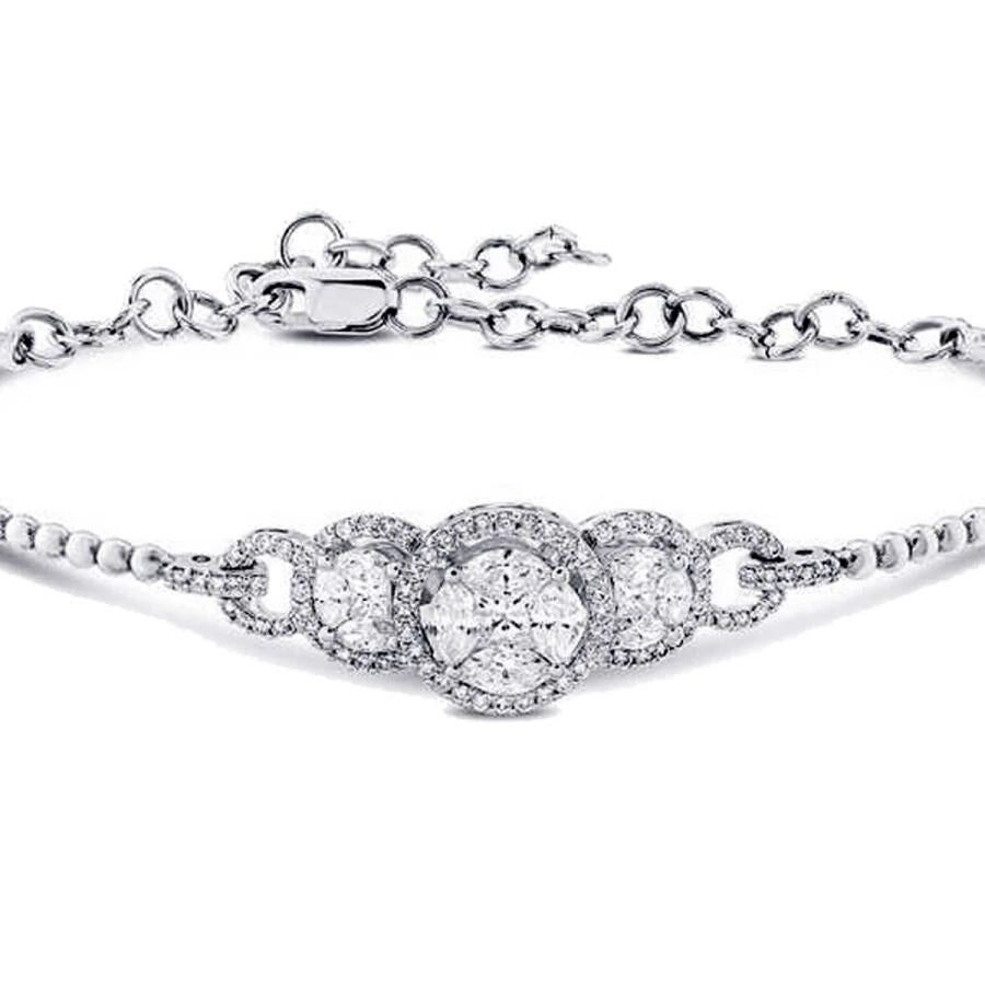 1.39 Carat Diamond Bangle