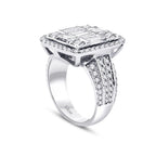 2.61 Carat Diamond Baguette Ring