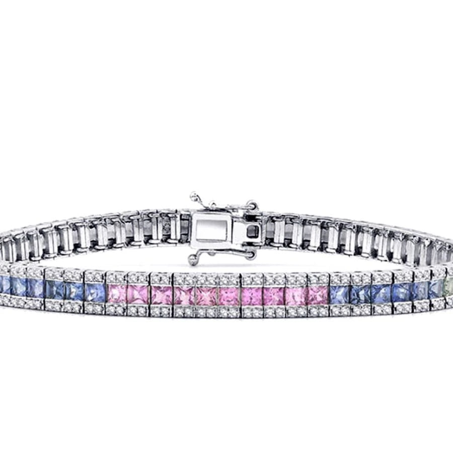 7,10 Karat Diamant-Farbtrendarmband