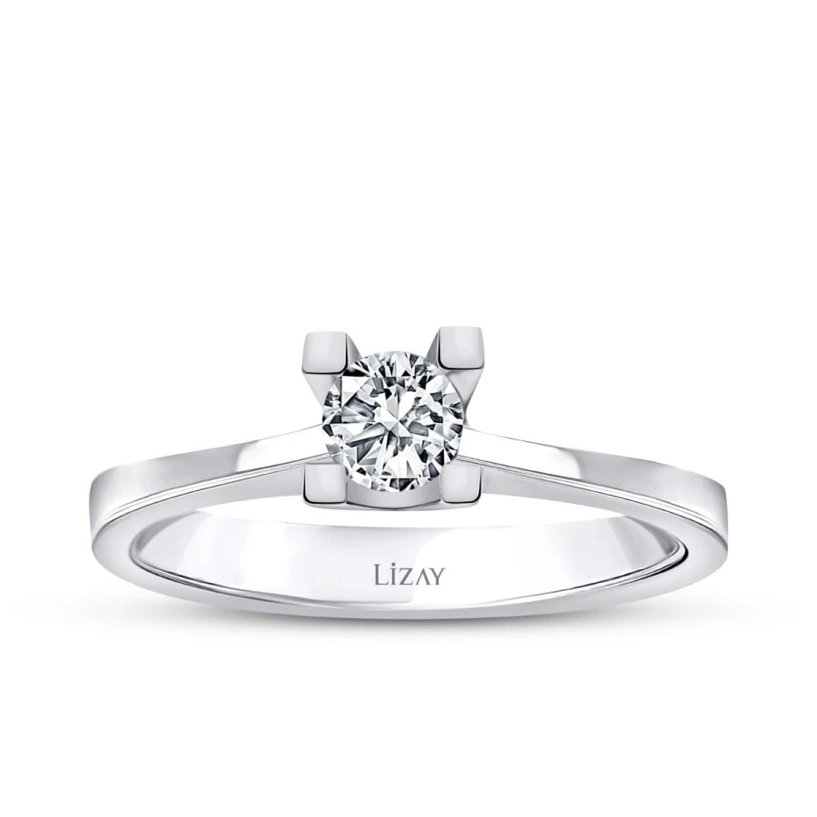 0.30 Carat Diamond Round Solitaire Engagement Ring