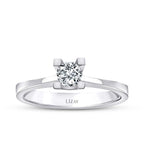 0.30 Carat Diamond Round Solitaire Engagement Ring