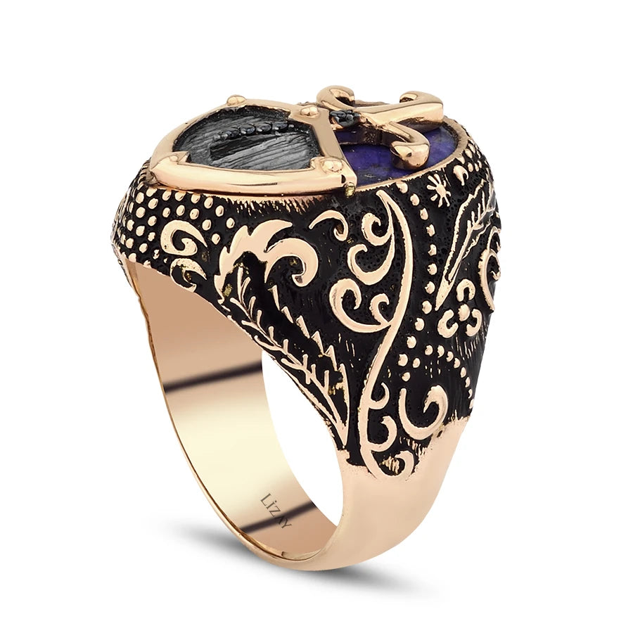 Gold Stone Men’s Ring