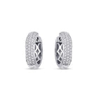 0.60 Carat Diamond Hoop Earrings