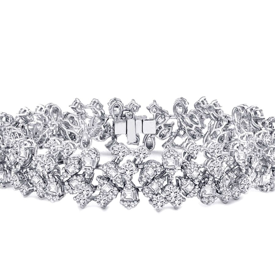 Trendarmband mit 9,79 Karat Diamanten