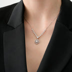 1.03 ct. Diamant Baguette Halskette