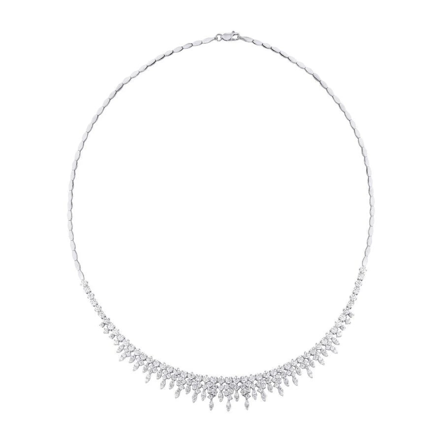 Gold Stone Trend Collar Necklace