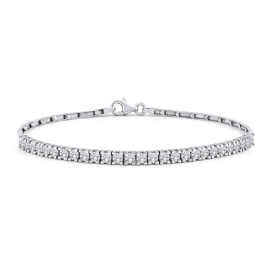 Klassisches goldenes Tennisarmband