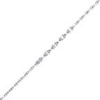 2.53 ct. Diamant Baguette Armband