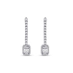 0.99 ct. Diamant Baguette Ohrringe