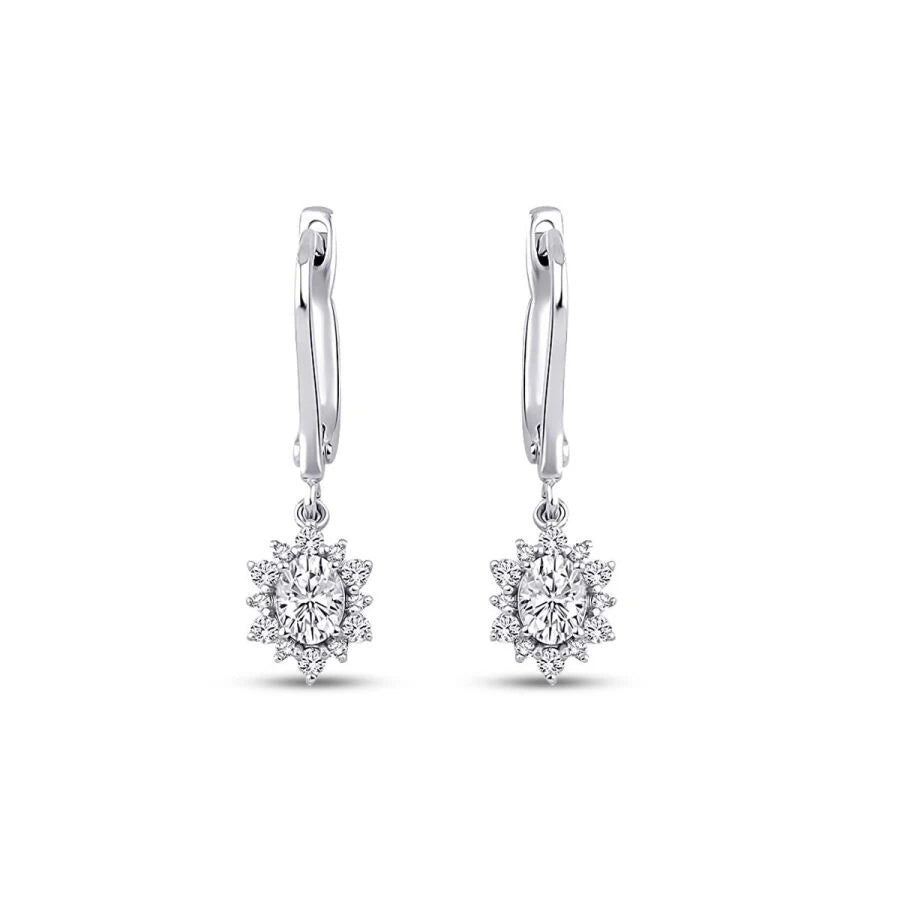0.87 Carat Diamond Trend Earrings