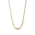 Gold Evil Eye Doric Chain Necklace