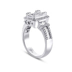 1.06 Carat Diamond Baguette Ring
