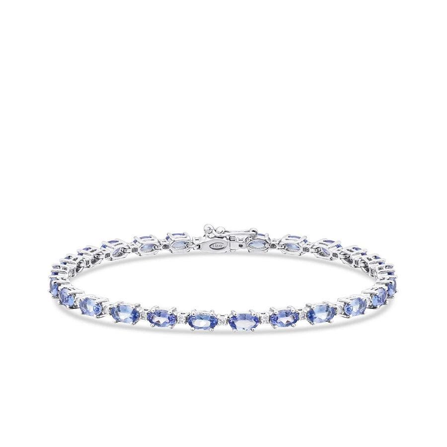 Armband aus 6,73 Karat Diamant und Tansanit