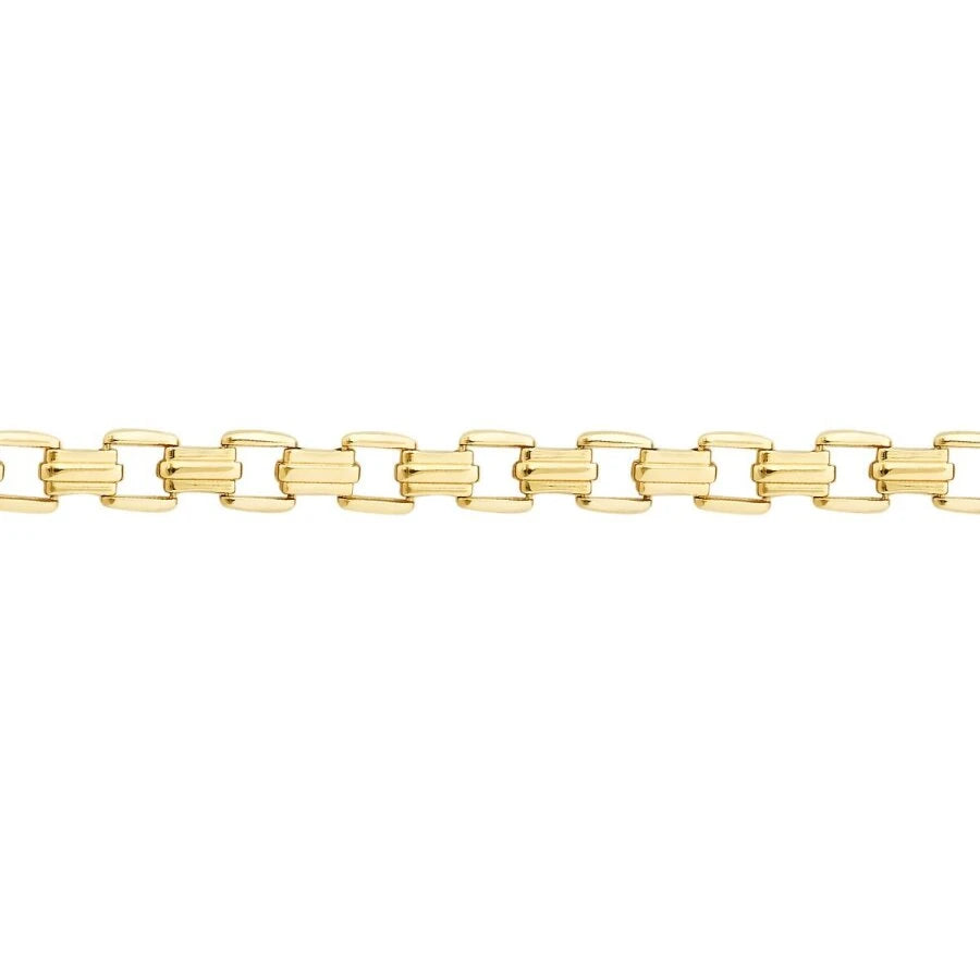 Gold Chain-Pattern Men’s Bracelet