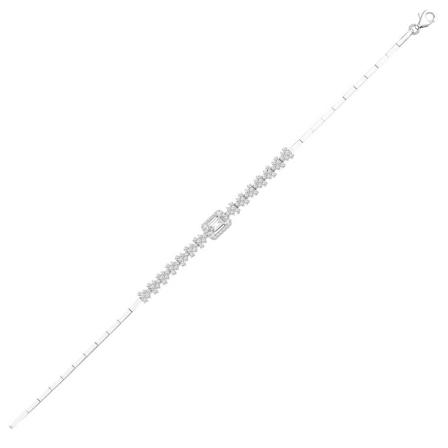 Goldenes Baguette-Armband