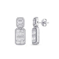 1.14 ct. Diamant Baguette Ohrringe