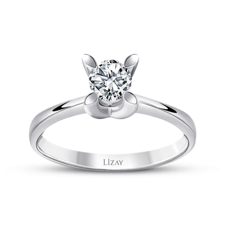 0.20 Carat Diamond Round Solitaire Engagement Ring