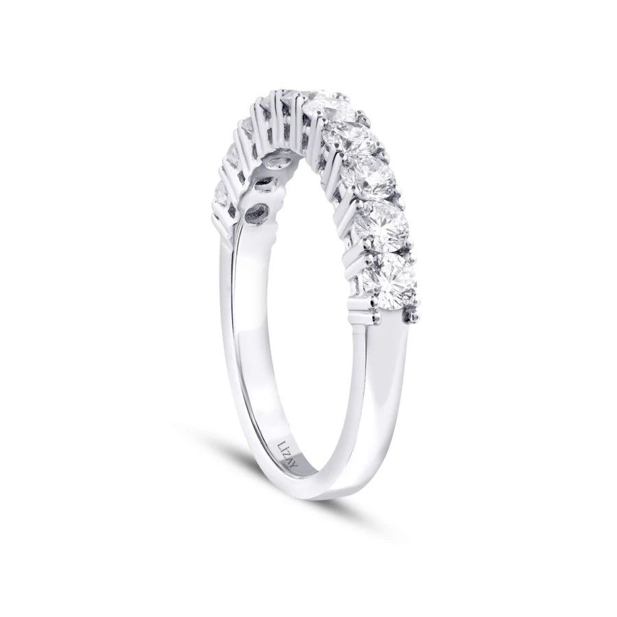1.01 Carat Diamond Half-Eternity Ring