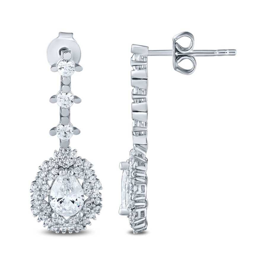 Goldene Birnenohrringe