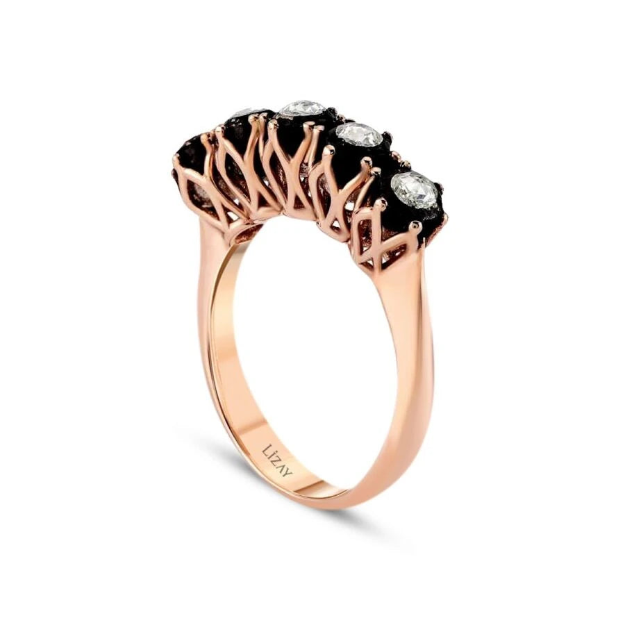 0.29 Carat Diamond Five-Stone Ring