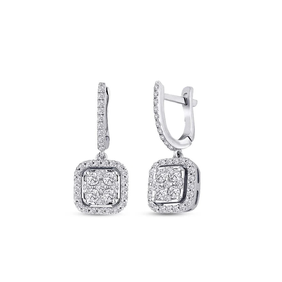 0.87 Carat Diamond Trend Earrings