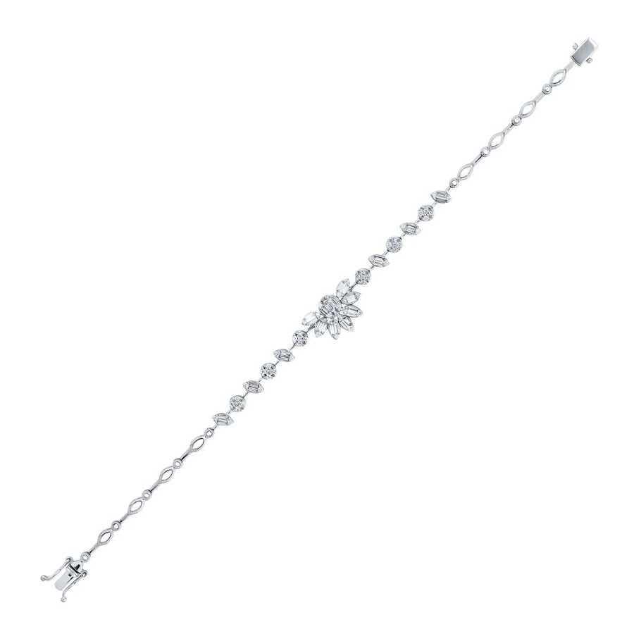 0.91 ct. Diamant Baguette Armband