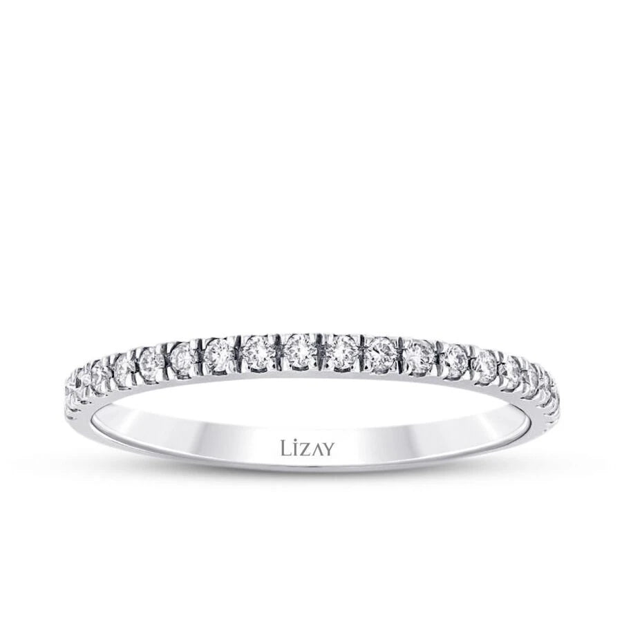 0.13 Carat Diamond Half-Eternity Ring