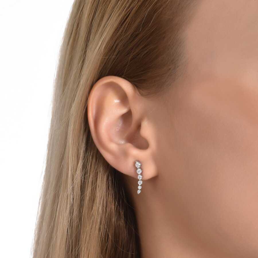 0.43 Carat Diamond Trend Earrings