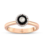 0.14 Carat Diamond Round Solitaire Engagement Ring