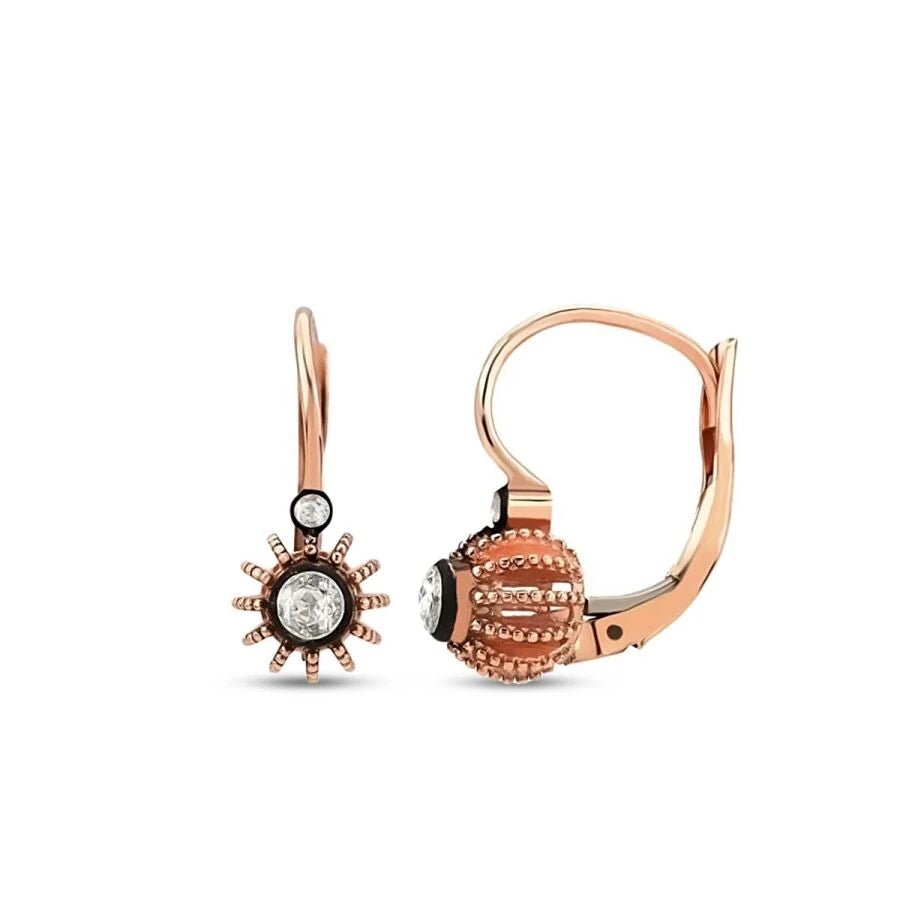 0.23 Carat Diamond Solitaire Earrings