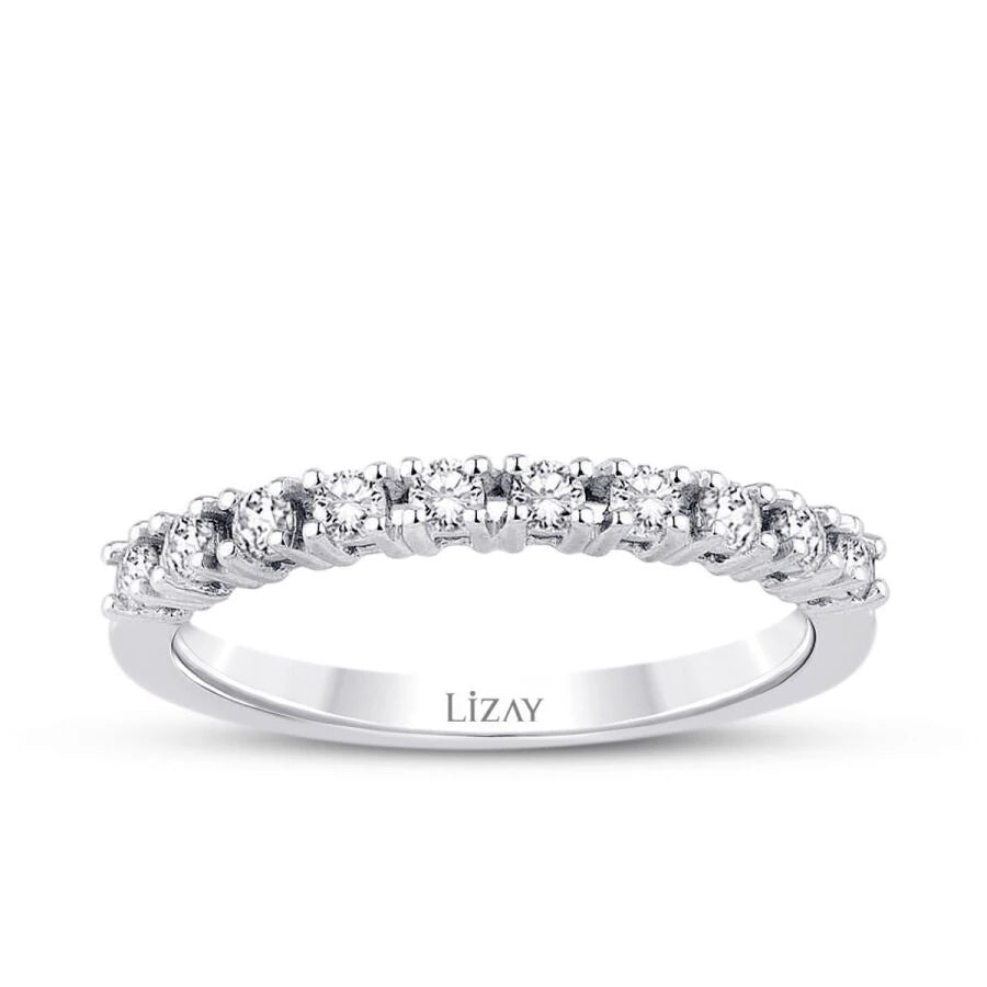 0.73 Carat Diamond Half-Eternity Ring