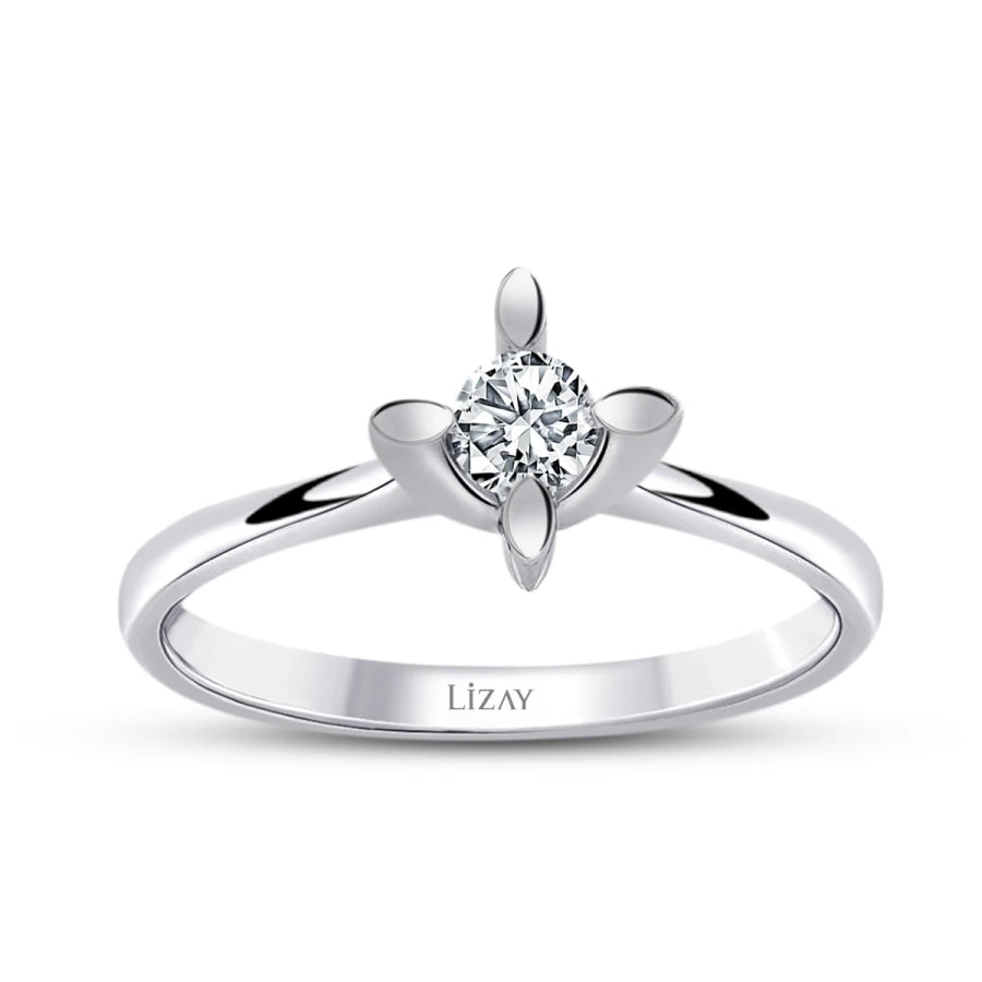 0.20 Carat Diamond Round Solitaire Engagement Ring
