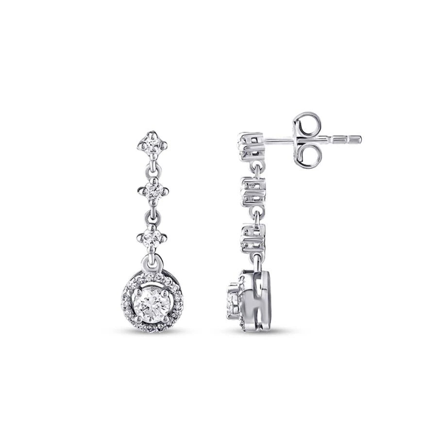 0.63 Carat Diamond Trend Earrings