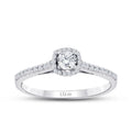 0.32 Carat Diamond Round Solitaire Engagement Ring