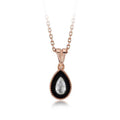 0.10 Carat Diamond Pear Solitaire Necklace
