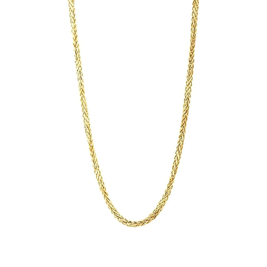 Gold Twist Chain Necklace