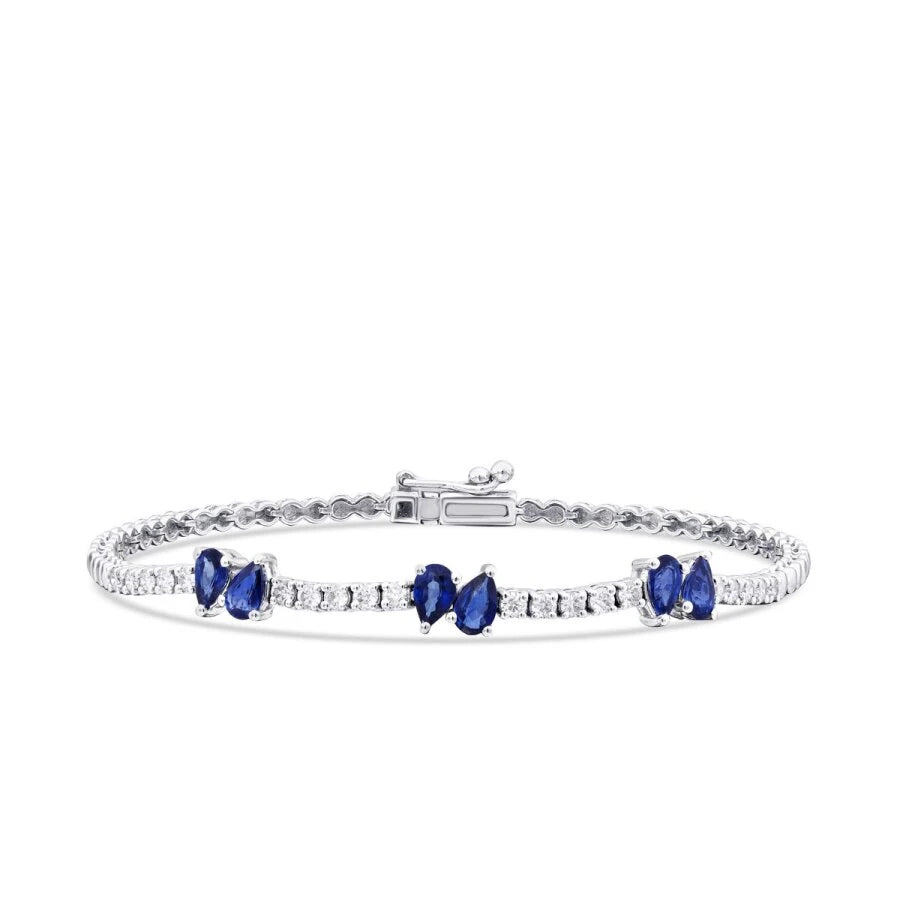 2.03 ct. Diamant Saphir Armband