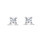 0.50 Carat Diamond Solitaire Earrings