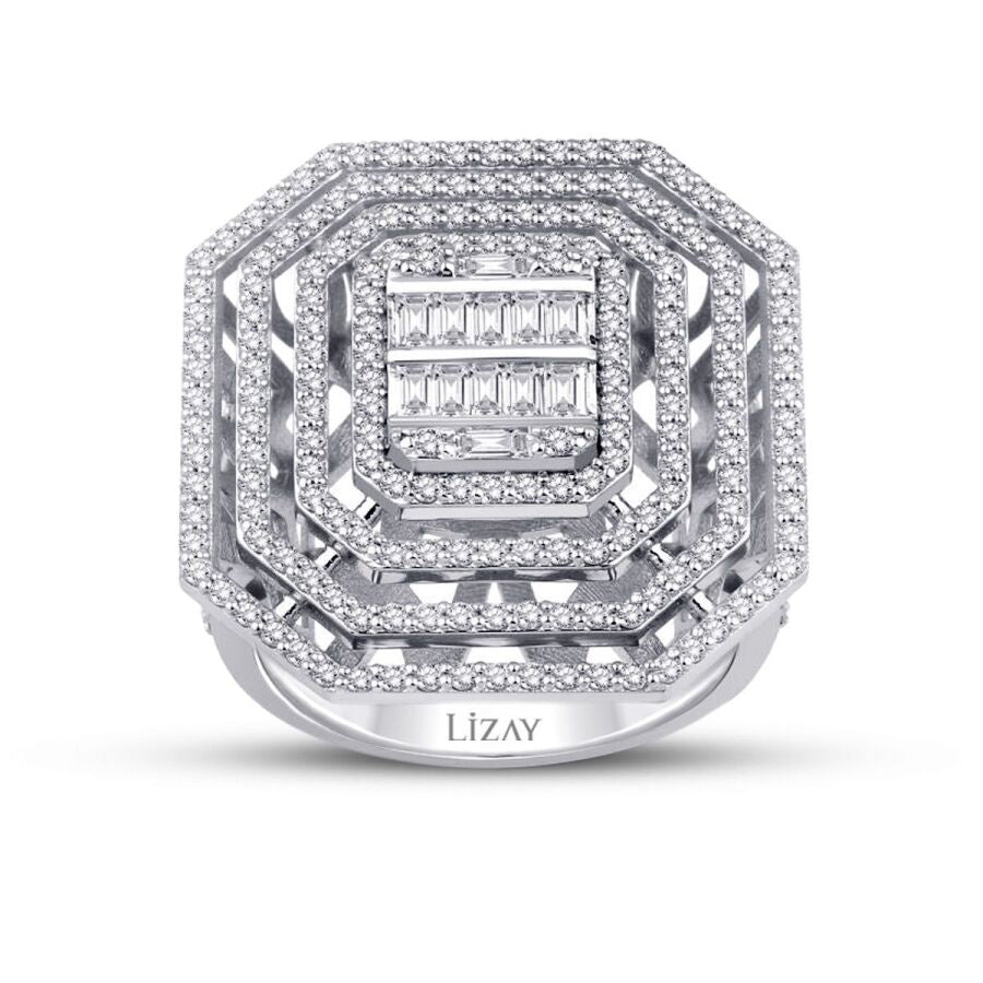 Aurora Baguette-Diamantring mit 1,56 Karat