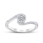 0.29 Carat Diamond Round Solitaire Trend Engagement Ring